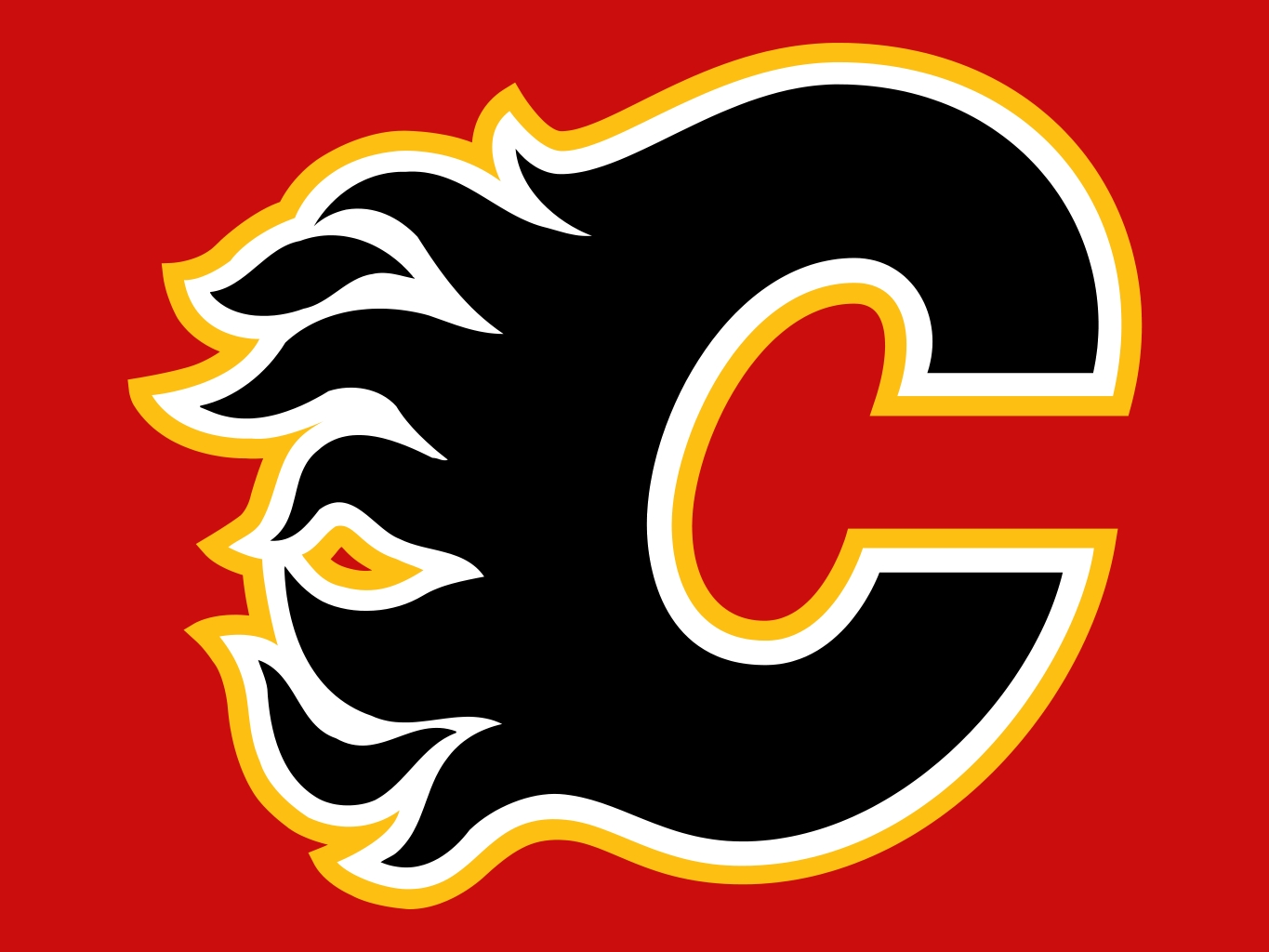 Calgary Flames Jersey Logo - National Hockey League (NHL) - Chris